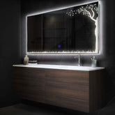 LED Spiegel Rechteckig | Touch-Schalter | Neutralweißes Licht - Reyze Seria Good Vibes Model 8